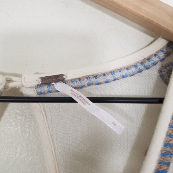 Free People Long Sleeve Maxi Dress Boho Size 2 - Picture 5 of 9